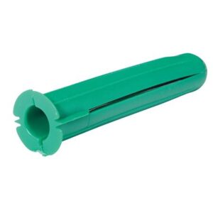 Plug TP4 grøn, bordiameter Ø12/Ø10, minimum bordybde 65mm, træskrue Ø8-10mm – pk. á 50 stk