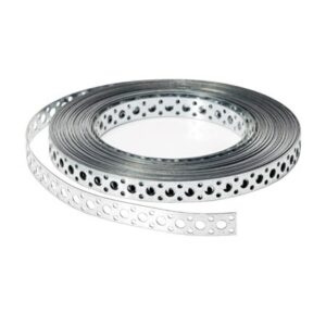 Bøjlebånd 12x0,7mm varmgalvaniseret hulmål Ø5/2,5mm – 10 meter
