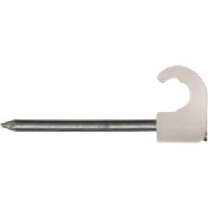Clips rund 3-5mm natur søm 20mm