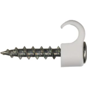 Skrueclips TCS-X-C3 hvid Til 7-10mm kabler med Torx® 20 – pk. á 100 stk