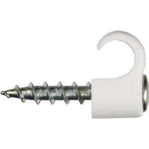 Skrueclips TCS-X-C3 hvid Til 8-12mm kabler med Torx® 20 – pk. á 100 stk
