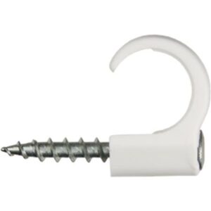 Skrueclips TCS-X-C3 hvid Til 18-22mm kabler med Torx® 20 – pk. á 50 stk
