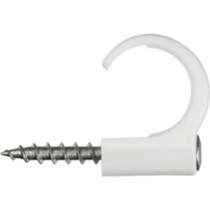 Skrueclips TCS-X-C3 hvid Til 22-26mm kabler med Torx® 20 – pk. á 50 stk