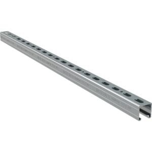 Profilskinne perforeret højde 41mm, bredde 41mm, længde 3000mm Bøjnings styrke 240N/mm² Ultraprotect – 3 meter