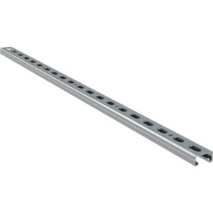 Profilskinne perforeret højde 21mm, bredde 41mm, længde 3000mm Bøjnings styrke 240N/mm² Ultraprotect – 3 meter