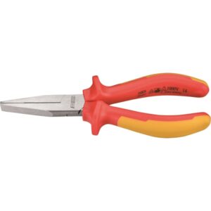 Fladtang 160mm 1000V LAUS i krom stål Cr-Mo 1000V. Til arbejde på emner med op til 1000V, IEC 60900 og VDE godkendt