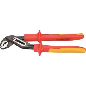 Vandpumpetang 1000V LAUS 250mm, max 42mm, 7 positioner. Til arbejde på emner med op til 1000V, IEC 60900 og VDE godkendt