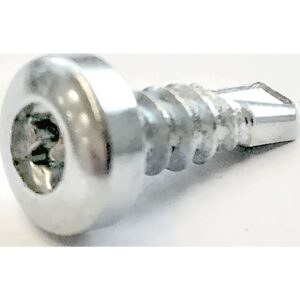 Pladeskrue med borespids og panhoved 4,8x25mm, elforzinket, med AT drive 25 – pk. á 100 stk