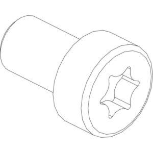 Cylinderskrue, torx