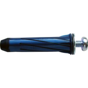 Rosett hulrumsplug 5x55mm blå, for et gipslag 9-18mm, med panhoved skrue torx 25 – pk. á 25 stk