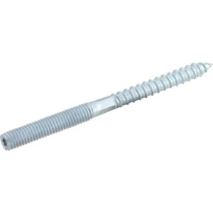 Ankerskrue M6x90 mm EFZ. Med 30 mm træskrue og metrisk 30 mm gevind