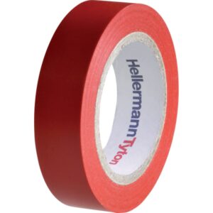 Tape PVC rød 0,15mmx15mmx10m – pk. á 10 stk
