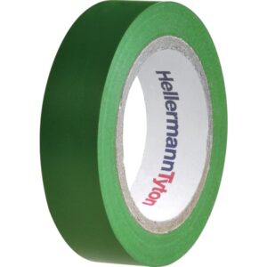 Tape PVC grøn 0,15mmx15mmx10m – pk. á 10 stk