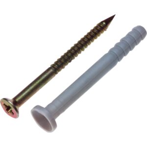 Sømplugs 5,0x35mm flad krave – pk. á 100 stk