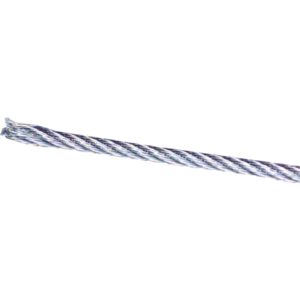 Wire 4mm. 6x7FC. 1000m. stålkonstruktion 6x7 Minimum brudstyrke 9,41kN – 1000 meter
