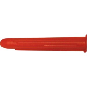 Let rosett hulrumsplug 6x35mm rød, for et gipslag 9-13mm, for skruediameter 3,5-4,5mm – pk. á 100 stk