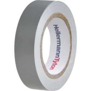 Tape PVC grå 0,15mmx15mmx10m – pk. á 10 stk