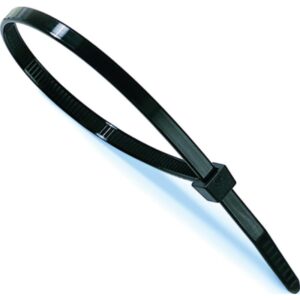 Kabelbinder sort 3,5x290mm Bundt max. Ø80mm Trækstyrke 135N Pakke med 100 stk