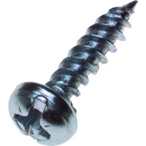 Kombiskrue Ø4,15x45mm, 1¾"x8 panhoved, pozidriv lige kærv elforzinket – pk. á 200 stk