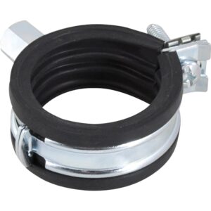 Rørbøjle Ø57-63mm BISMAT® Flash, hurtigt låsesystem, lydisoleret, montagesystem M8. Til metalrør
