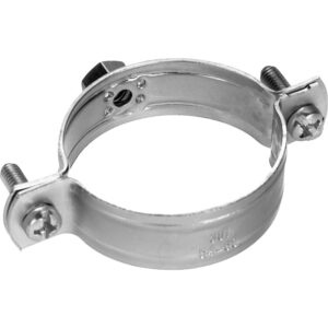 25-28mm ¾” rustfri uisoleret rørbøjle M8 gevind BIFIX 300 Max belastning 1000N Rustfri stål 316