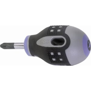 ERGO™ Skruetrækker BE-8802 Tumling, Pozidriv® kærv PZ2 klinge 25mm, håndtag 36x58mm total længde 83mm