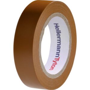 Tape PVC brun 0,15mmx15mmx10m – pk. á 10 stk
