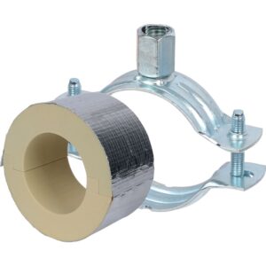 BISOFIX® Kølerørbøjle PIR20 Ø20,0mm med 20mm isolering, kombi muffe M8/10.