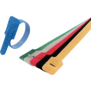 Velcro binder 19X330 mm Sort -20°C til 104°C – pk. á 10 stk