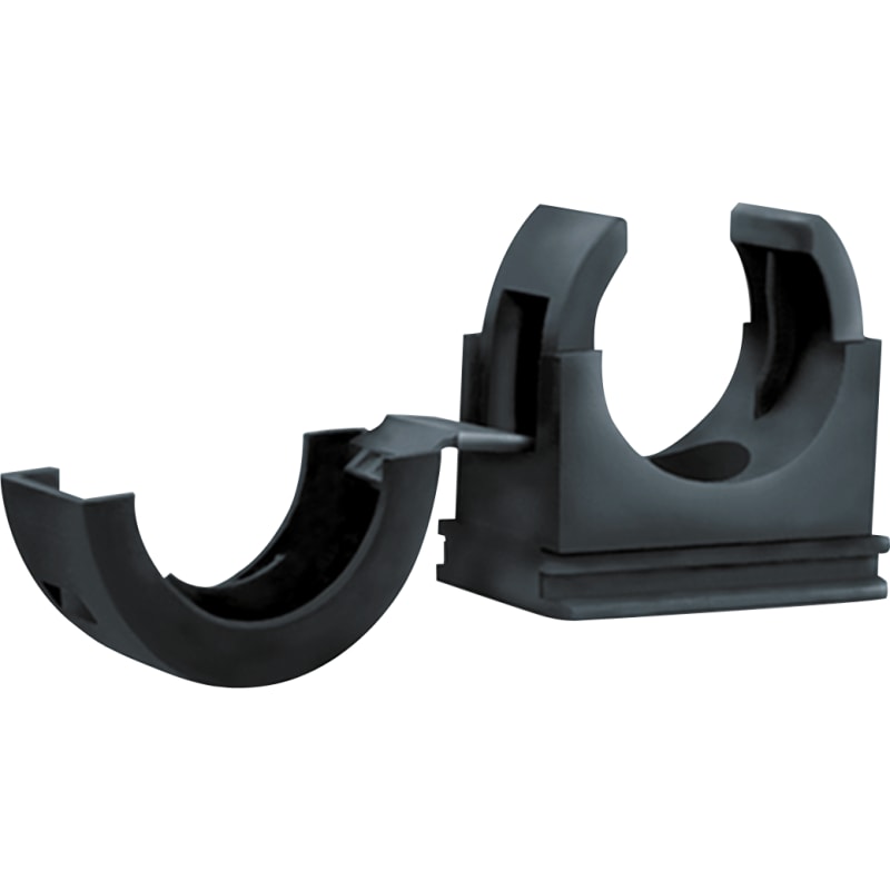 HelaGuard holder M6 for korrugeret Ø40mm slange Polyamid sort