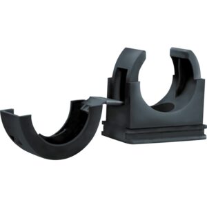 HelaGuard holder M6 for korrugeret  Ø21mm slange Polyamid sort