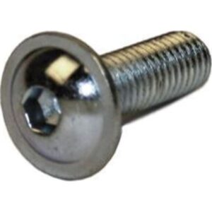 ISO 7380-2 insexskrue halvrundt m/flange 10.9 elgalvaniseret – pk. á 500 stk