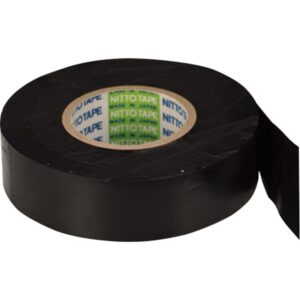 PVC tape 228SK sort 19mm x20m temperaturområde fra -18°C til + 80°C