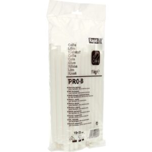 12 mm hvide limpatroner til sanitet og kabler. Pakke med 1 kg.