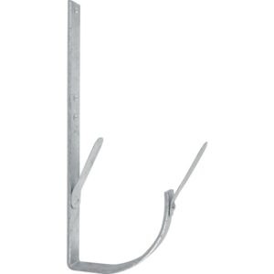 Galvaniseret rendejern - kort model - passer på 333mm 1/4 rund RZ/VM tagrende