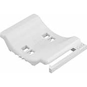 Trykfordeler universal type UW, kabel Ø 46–52 mm polyethylen lysegrå Ral 7035, Bredde 57,5 mm, Højde 11,8 mm, Længde 40 mm.