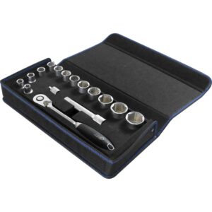 Topnøglesæt 1/2" 16 Dele