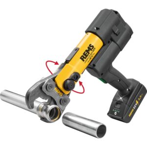 REMS Akku-Press 22 V ACC Elektrohydraulisk akku-radialpresse med automatisk tilbageløb. Leveres med 1 batteri  og lader