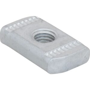 Profilmøtrik til strut skinne 41x41 og 41x21 med M10 gevind til gevindstuds ultraprotect 1000 overfladebehandlet