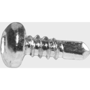Ventilationsskrue SSKSQR 4213 U42K, selvborende 4,2x13 mm, el-galvaniseret med panhoved og reduceret borespids. 1 pk. = 1000 stk.