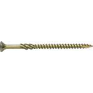 Spunskrue SPUN®+ 5x80/45mm undersænket hoved, elforzinket med TX20 kærv delgevind, udvendige ribber – pk. á 200 stk