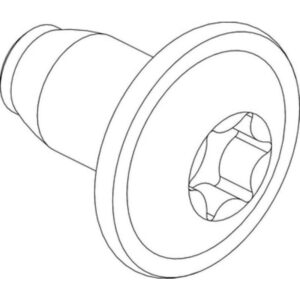 Skrue, gevindformede, torx