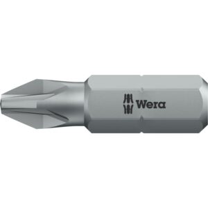 Wera 855/1 Z bits Pozidriv® kærv PZ2 længde 25mm ¼ tilslutning – pk. á 50 stk