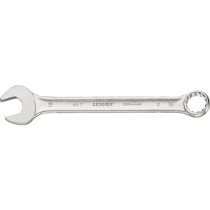 Ringgaffelnøgle 19,0mm, med UD-profil, vanadium stål 31CrV3, forkromet – pk. á 10 stk