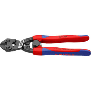 KNIPEX CoBolt® Kompakt boltsaks 200mm. Tang sort atramenteret, greb med slanke flerkomponent-håndtag