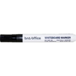 Whiteboardmarker rød med konisk spids med 2 til 3 mm skriftbredde. Praktisk lugtfri pen. Gitffri med låg i ABS plast.