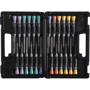 Elektronikskruetrækkersæt 706-5 8stk lige kærv, 4stk Unbrako® 3stk PH, 2stk PZ, 7 stk Torx®