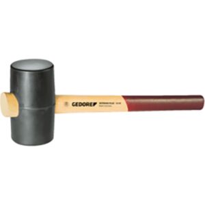 Gummihammer hård Ø65mm, længde 340mm