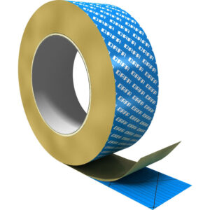 AirStop dampspærretape, blå 50 mm x 25 m. Velegnet til langs- og tværgående samlinger af membraner.