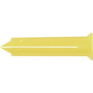 Clipsplugs gul Ø5,5mm længde 25mm for søm Ø1,2-3mm – pk. á 100 stk